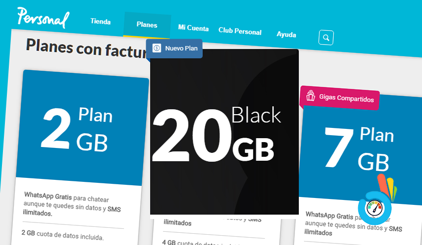 Personal lanzó Plan Black de 20 GB